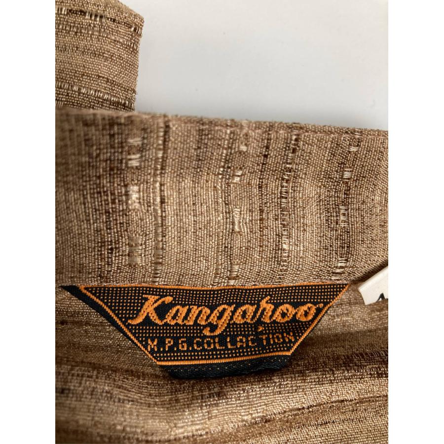 KANGAROO トップス 44 ブラウン 刺繍 ロング丈 メンズ レディース |  | 02
