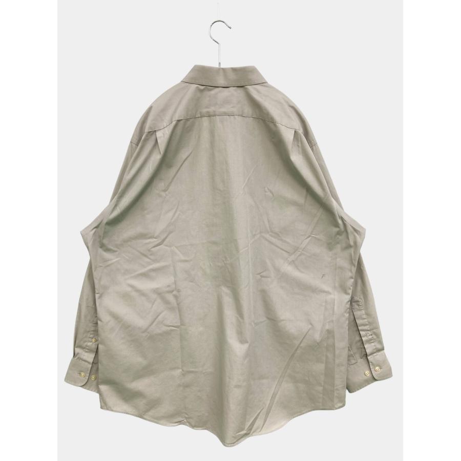 Barrington ビジネスシャツ 16 1/2 ベージュ コットン 無地 長袖 レギュラーカラー メンズ |  | 01