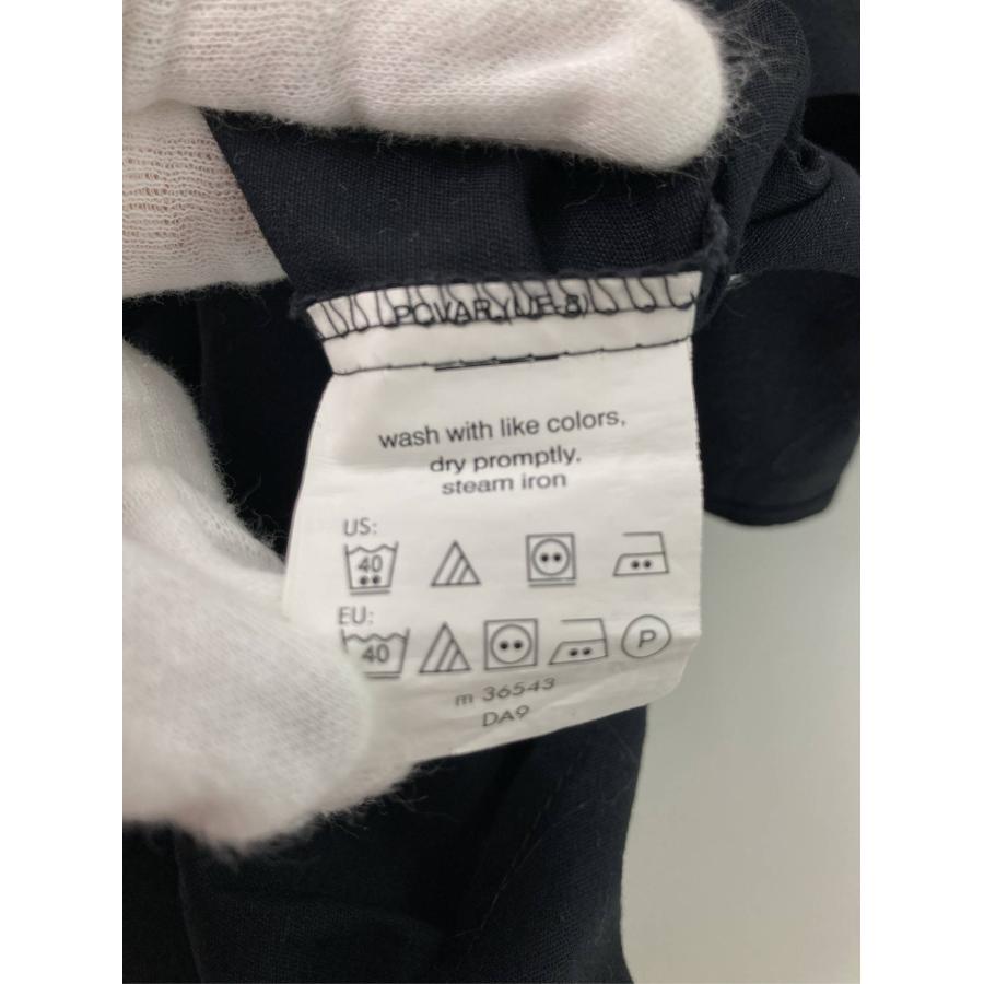 VAN HEUSEN ヴァンヒューゼン ビジネスシャツ 18 1/2 36/37 ブラック 無地 長袖 レギュラーカラー メンズ |  | 04