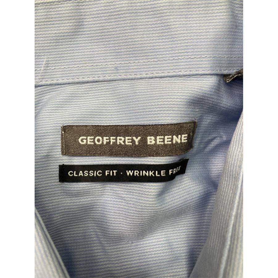 GEOFFREY BEENE ジェフリービーン ビジネスシャツ 17 36/37 ブルー コットン 無地 長袖 レギュラーカラー メンズ |  | 03