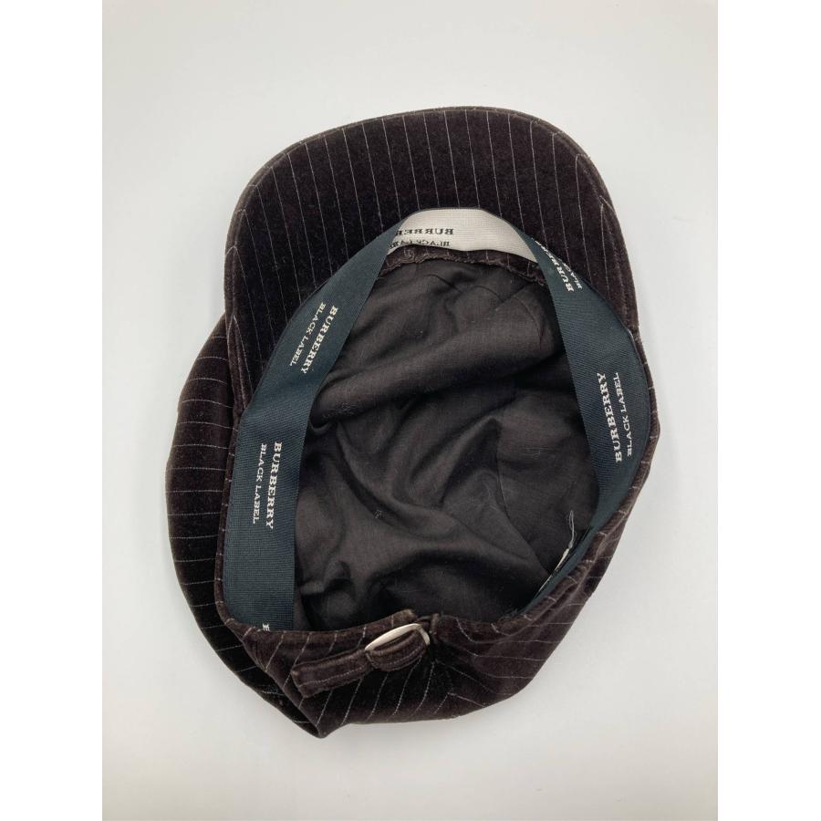 BURBERRY BLACK LABEL バーバリーブラックレーベル キャスケット ブラウン コットン ベロア メンズ | BURBERRY BLACK LABEL | 03