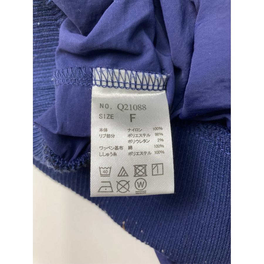 As know as plus アズノゥアズプラス トップス F ネイビー ナイロン コットン 前面プリント ブランドロゴ ライン柄 レディース |  | 03