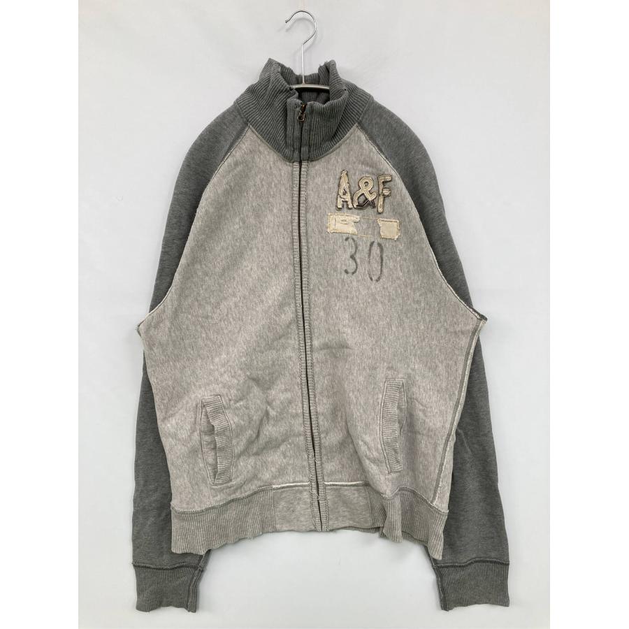 Abercrombie & Fitch アバクロンビーアンドフィッチ トップス XX-LARGE グレー 無地 ワンポイント ブランドロゴ メンズ | 