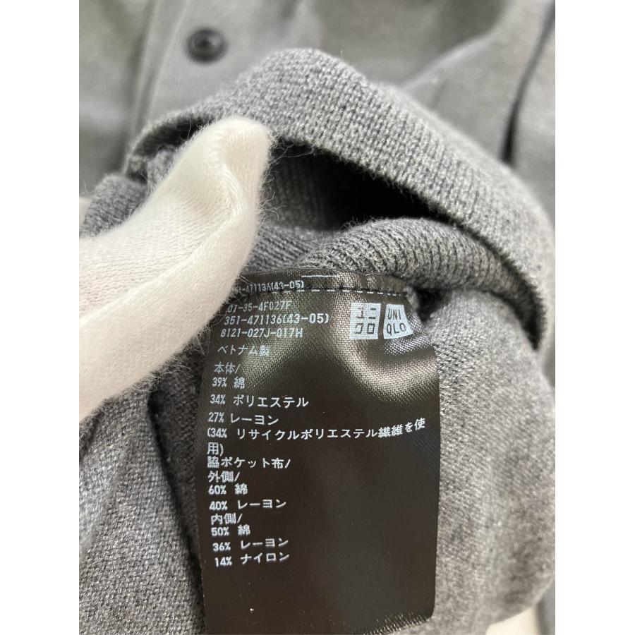 UNIQLO ユニクロ カーディガン/ボレロ S グレー コットン ニット 無地 ミドル丈 長袖 メンズ |  | 04