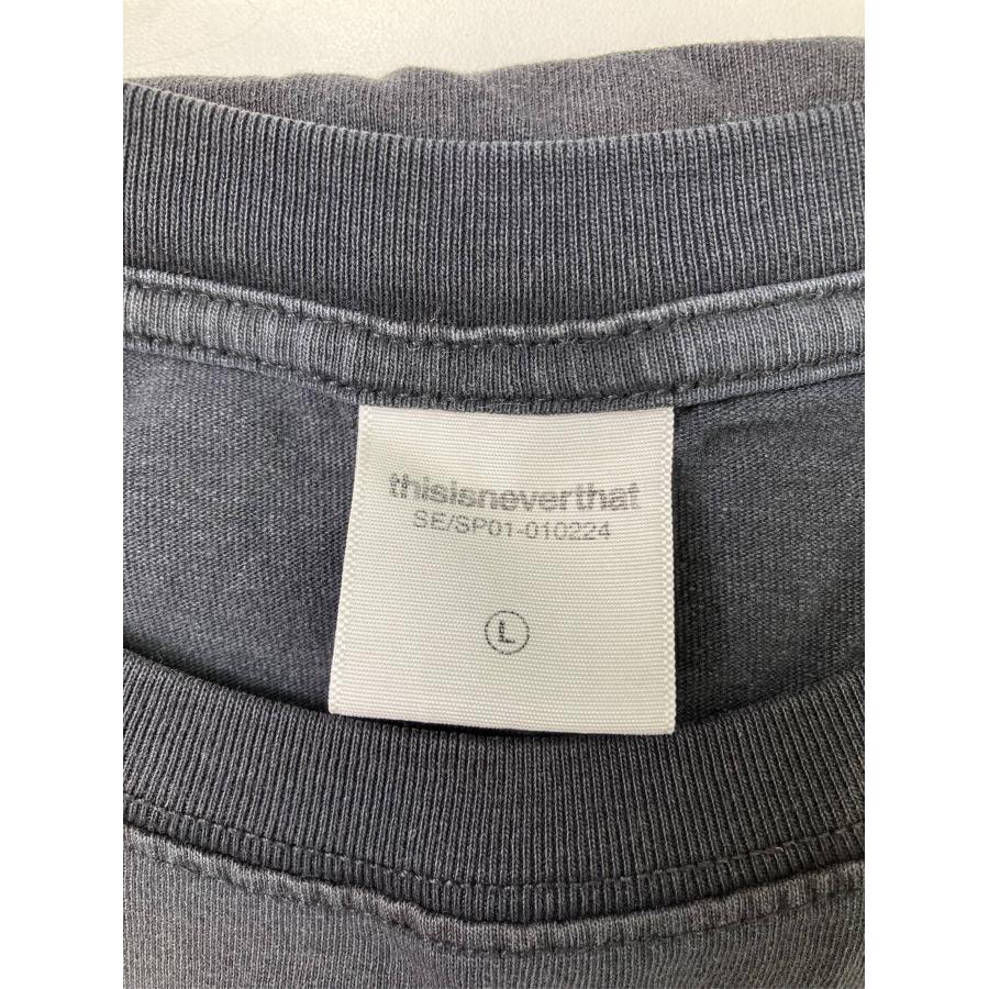 thisisneverthat ディスイズネバーザット Tシャツ/カットソー L ブラック 前面プリント バックプリント メンズ レディース | thisisneverthat | 02