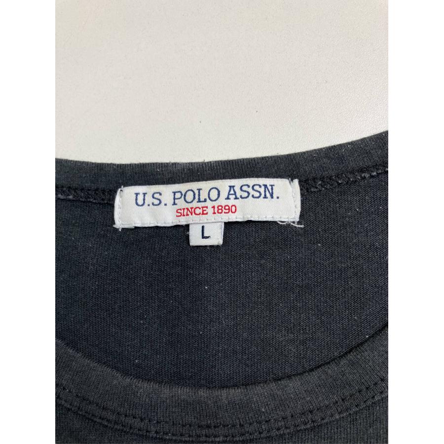 U.S. POLO ASSN. ユーエスポロアッスン タンクトップ L ブラック 無地 ワンポイント 刺繍 カップなし メンズ | U.S. POLO ASSN. | 03