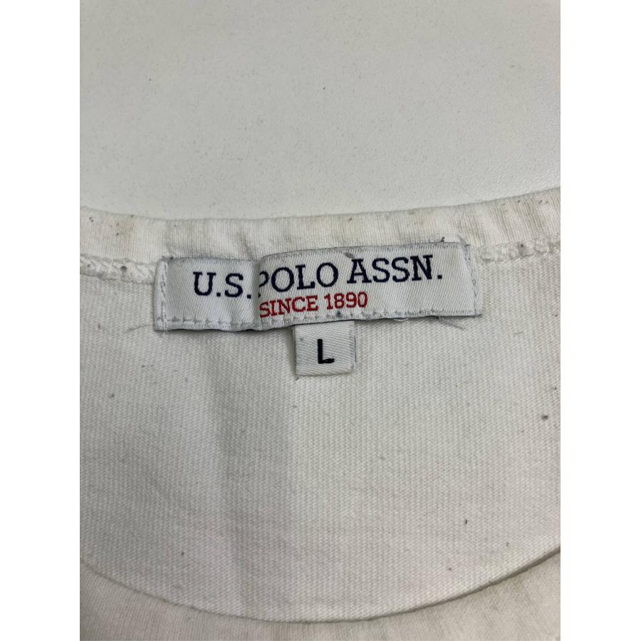 U.S. POLO ASSN. ユーエスポロアッスン タンクトップ L ホワイト 無地 ワンポイント ブランドロゴ カップなし メンズ | U.S. POLO ASSN. | 03