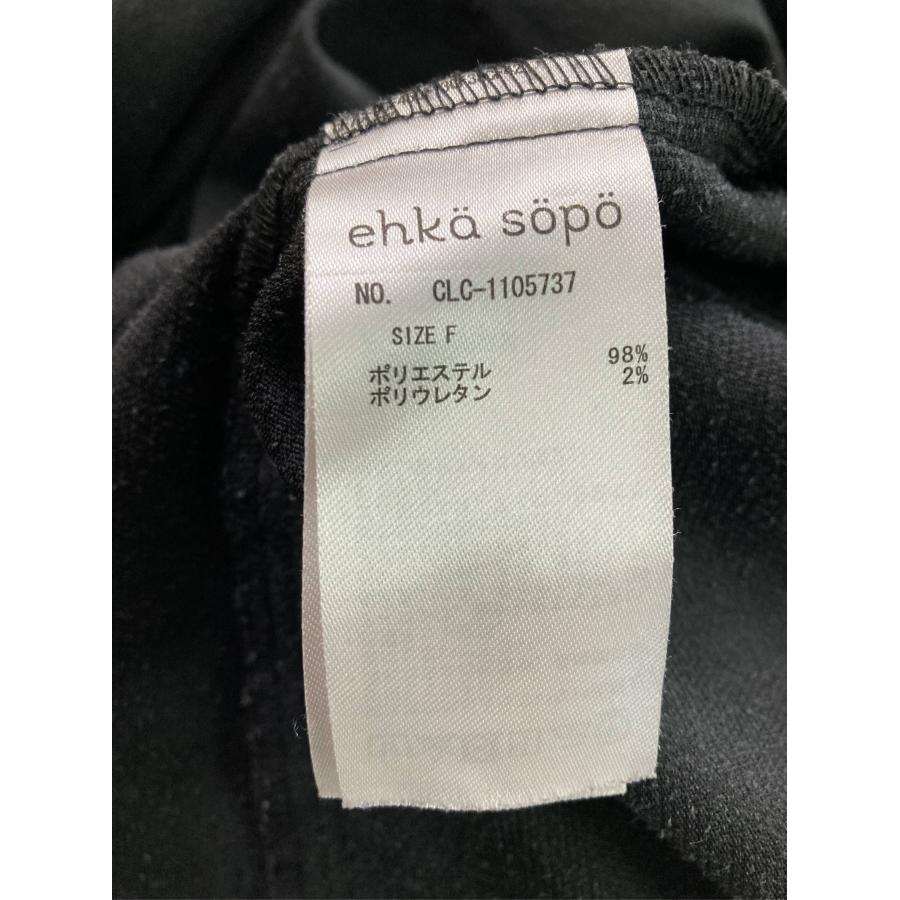 ehka sopo エヘカソポ ワンピース F ブラック 無地 長袖 ロング・マキシ丈 フレア レディース | ehka sopo | 03