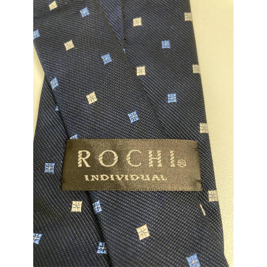 ROCHI ネクタイ ネイビー ドット柄 メンズ : ディグ古着 - 通販