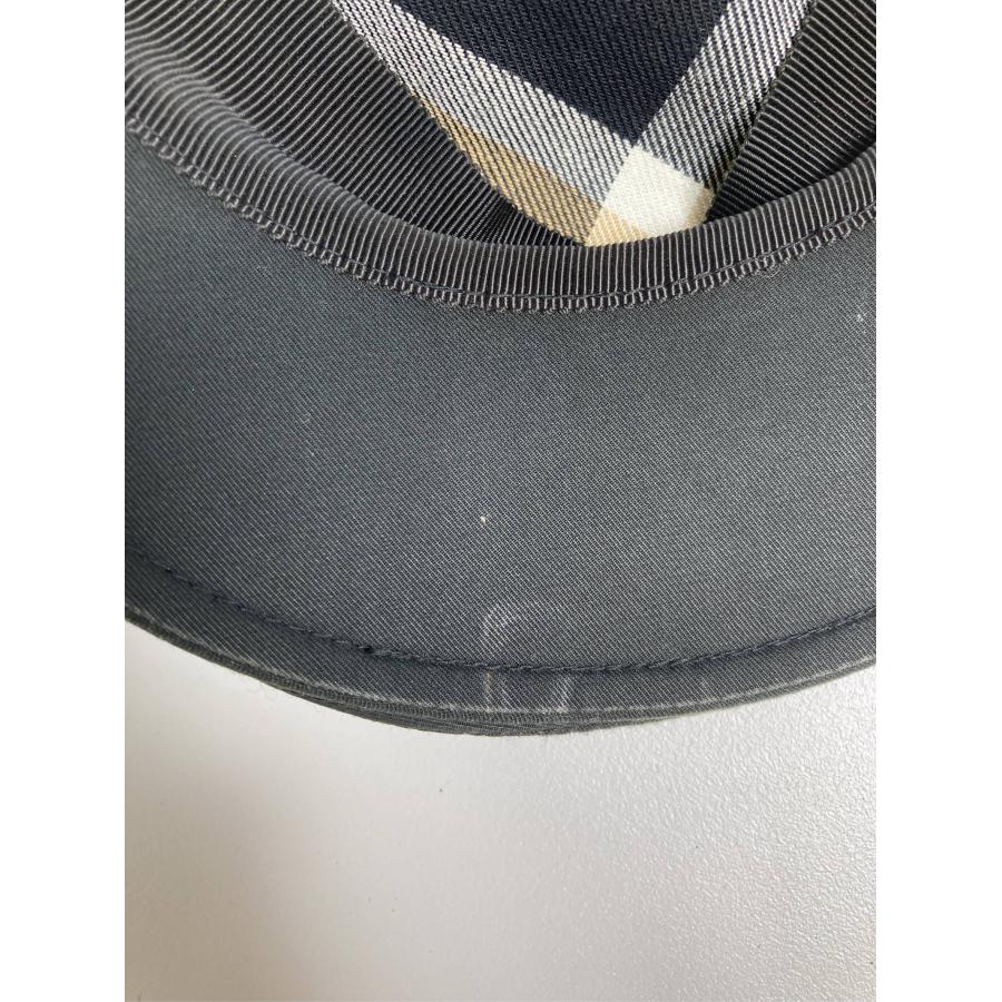 BURBERRY BLUE LABEL バーバリーブルーレーベル ハンチング/ベレー帽 57cm ブラック コットン メンズ レディース | BURBERRY BLUE LABEL | 07