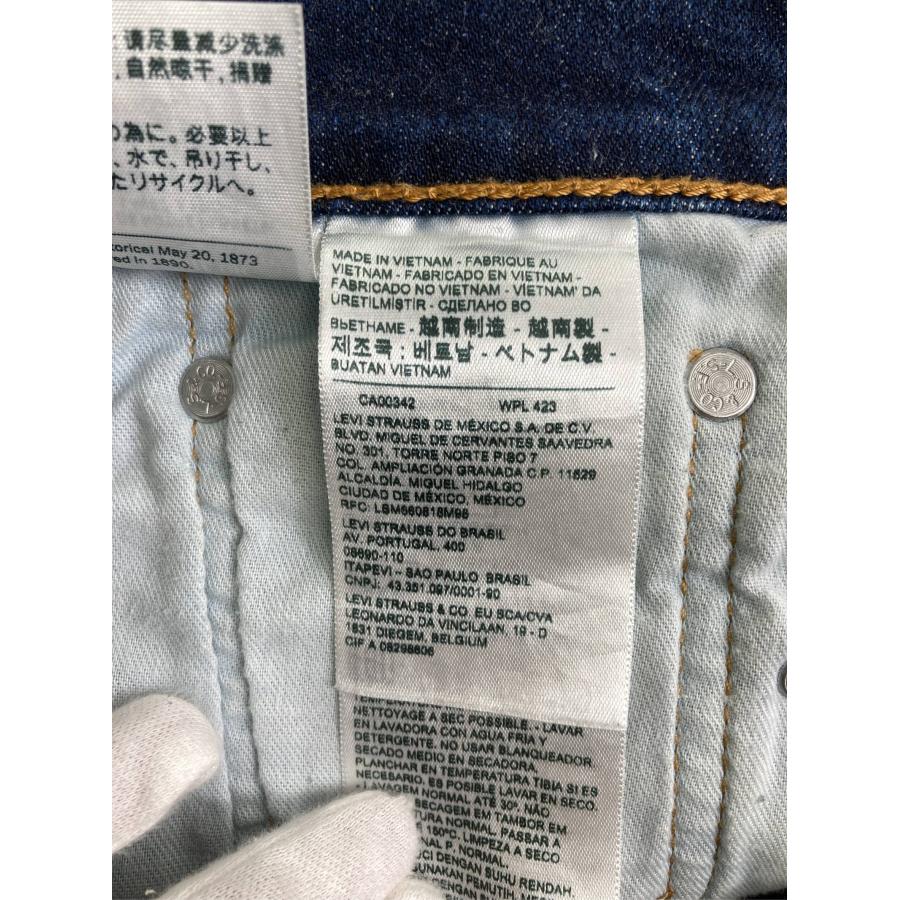 Levi's リーバイス デニムパンツ W30 L32 ネイビー フルレングス 無地 スタンダード ストレート レギュラー メンズ | Levi's | 05