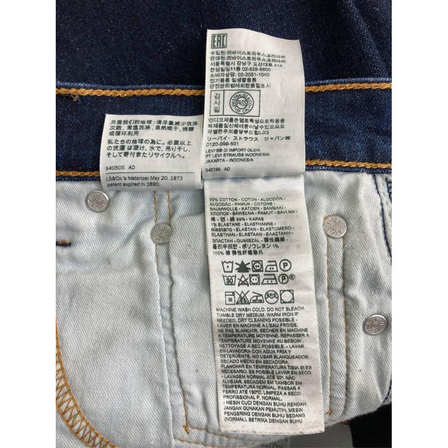 Levi's リーバイス デニムパンツ W30 L32 ネイビー フルレングス 無地 スタンダード ストレート レギュラー メンズ | Levi's | 06