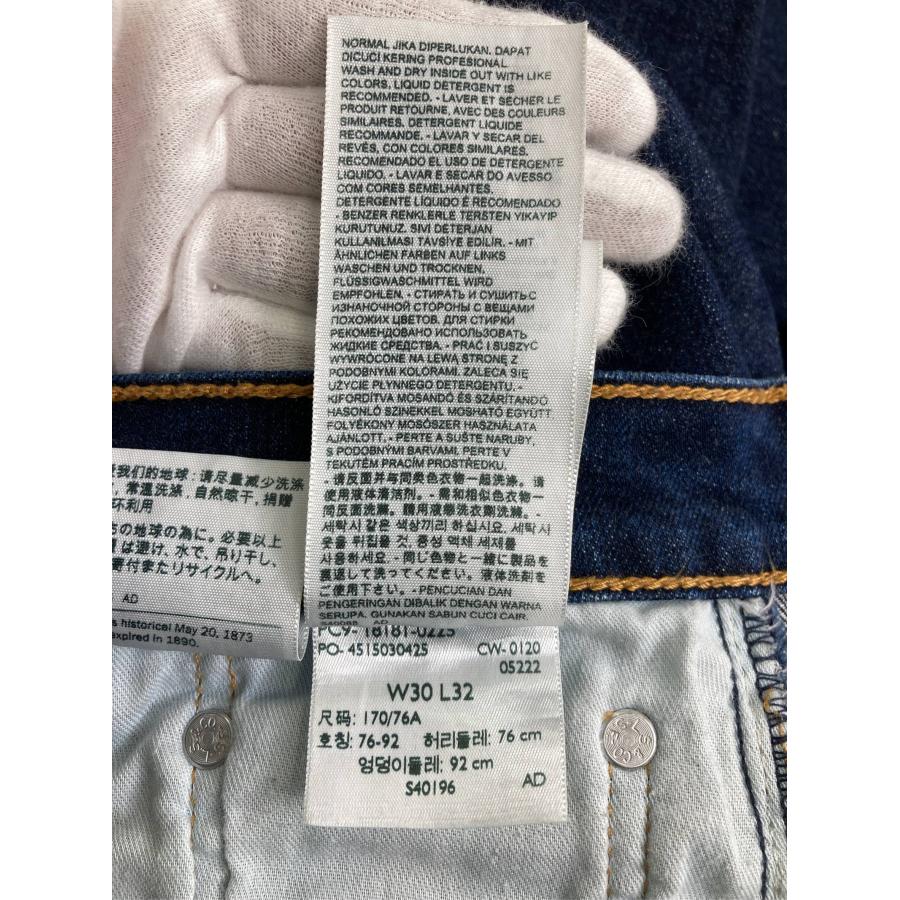 Levi's リーバイス デニムパンツ W30 L32 ネイビー フルレングス 無地 スタンダード ストレート レギュラー メンズ | Levi's | 07
