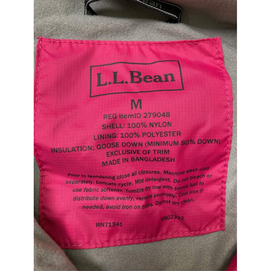 L.L.Bean（エルエルビーン） ダウンベスト M ピンク ナイロン 無地