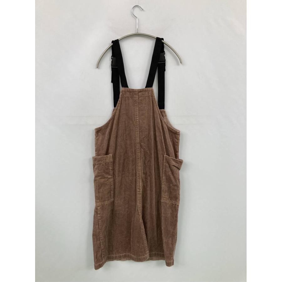 w closet ダブルクローゼット ジャンパースカート F ブラウン コットン コーデュロイ 無地 ショート・ミニ丈 タイト レディース | w closet | 01