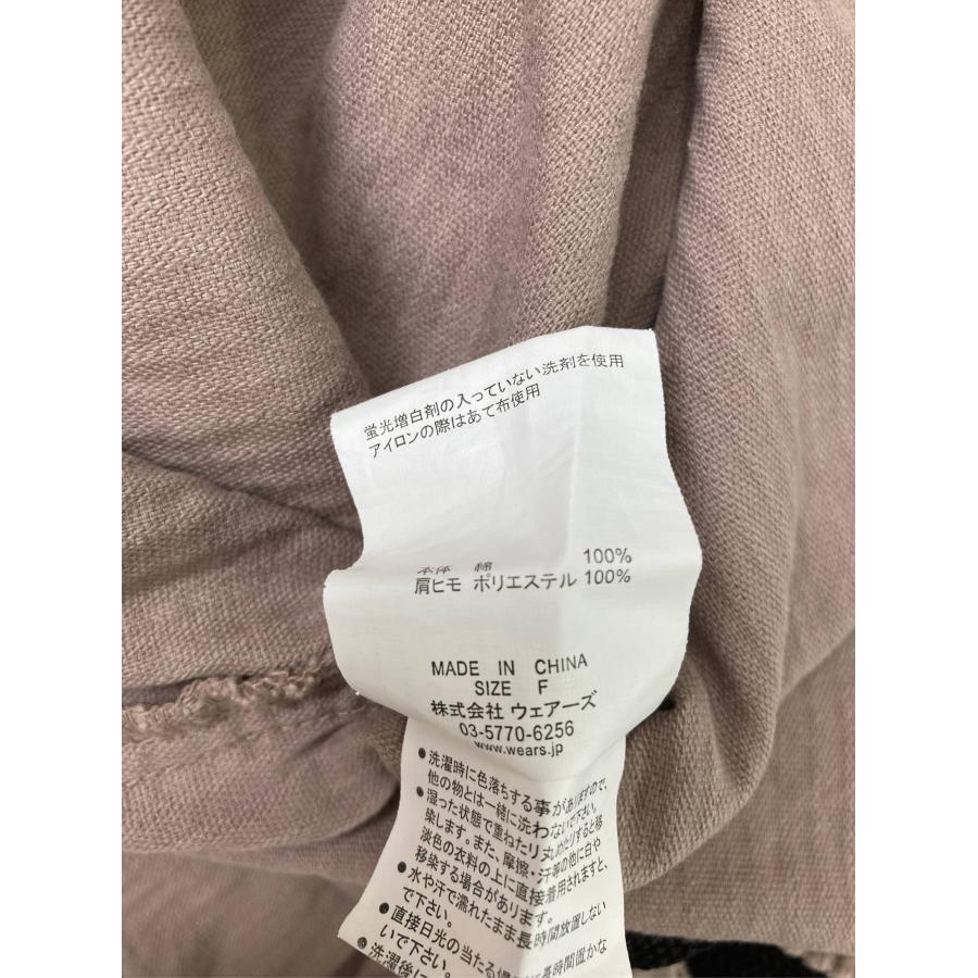 w closet ダブルクローゼット ジャンパースカート F ブラウン コットン コーデュロイ 無地 ショート・ミニ丈 タイト レディース | w closet | 05