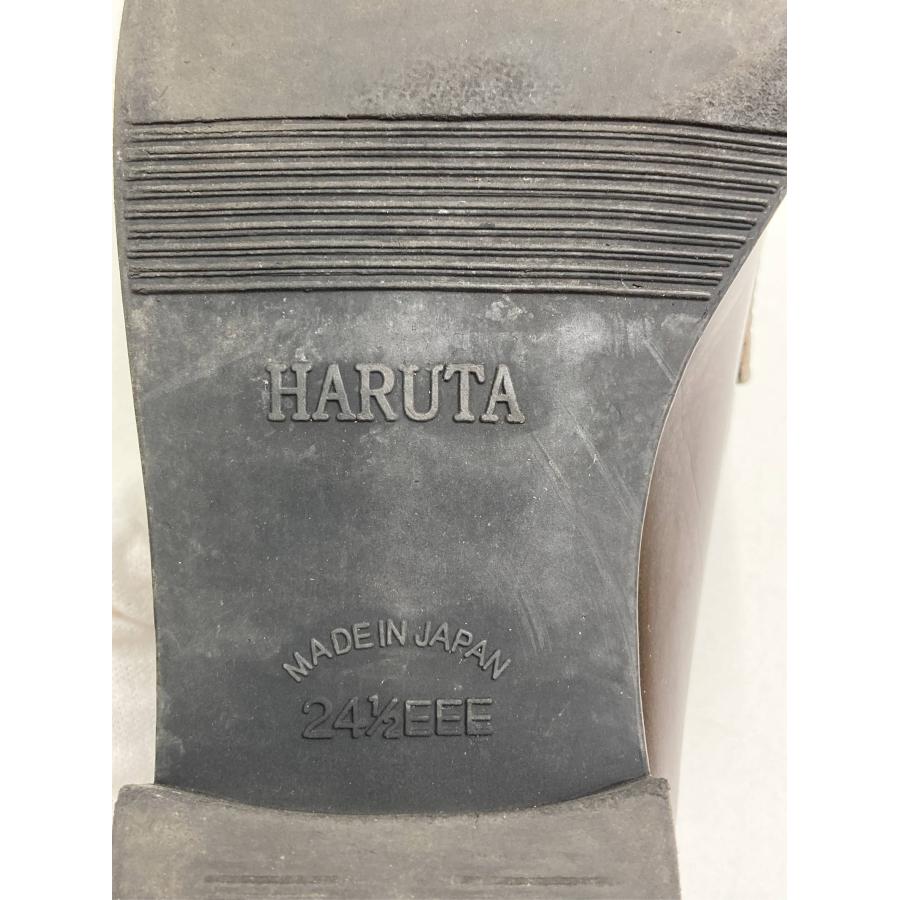 HARUTA ハルタ ローファー 24 1/2 EEE ブラウン レザー・本革 無地 〜3cm コインローファー レディース | HARUTA | 05