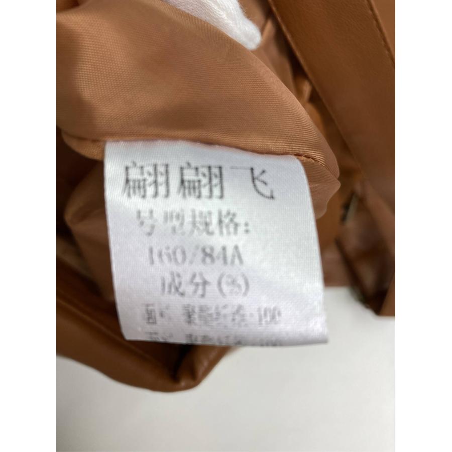 PIANPIANFEI ジャンパースカート 160/84A ブラウン 合成皮革/人工皮革 無地 ショート・ミニ丈 フレア レディース |  | 03