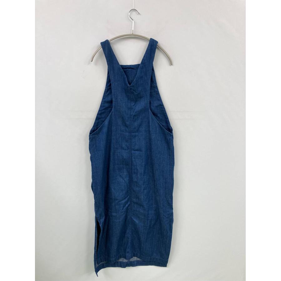 ZARA WOMAN ザラウーマン ジャンパースカート USA S ブルー デニム 無地 ひざ丈 タイト レディース |  | 01