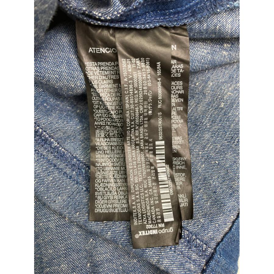ZARA WOMAN ザラウーマン ジャンパースカート USA S ブルー デニム 無地 ひざ丈 タイト レディース |  | 04