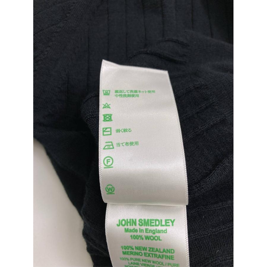 JOHN SMEDLEY ジョンスメドレー ニット/セーター S ブラック ウール・ニット 無地 ミドル丈 長袖 クルーネック(丸首) レディース | JOHN SMEDLEY | 04