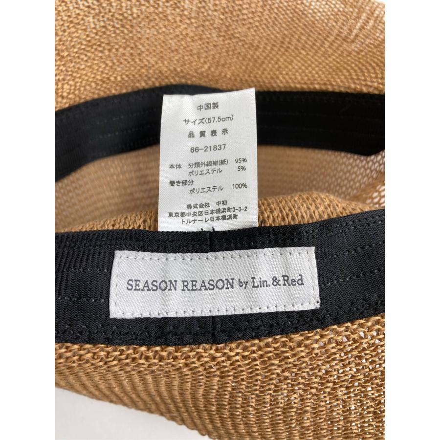 SEASON REASON by Lin.&Red シーズンリーズンバイリンアンドレッド ハット 57.5cm ブラウン レディース |  | 03