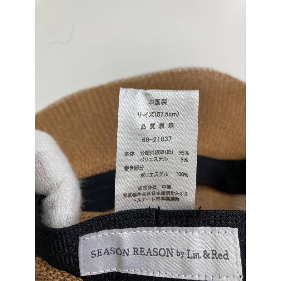 SEASON REASON by Lin.&Red シーズンリーズンバイリンアンドレッド ハット 57.5cm ブラウン レディース |  | 04