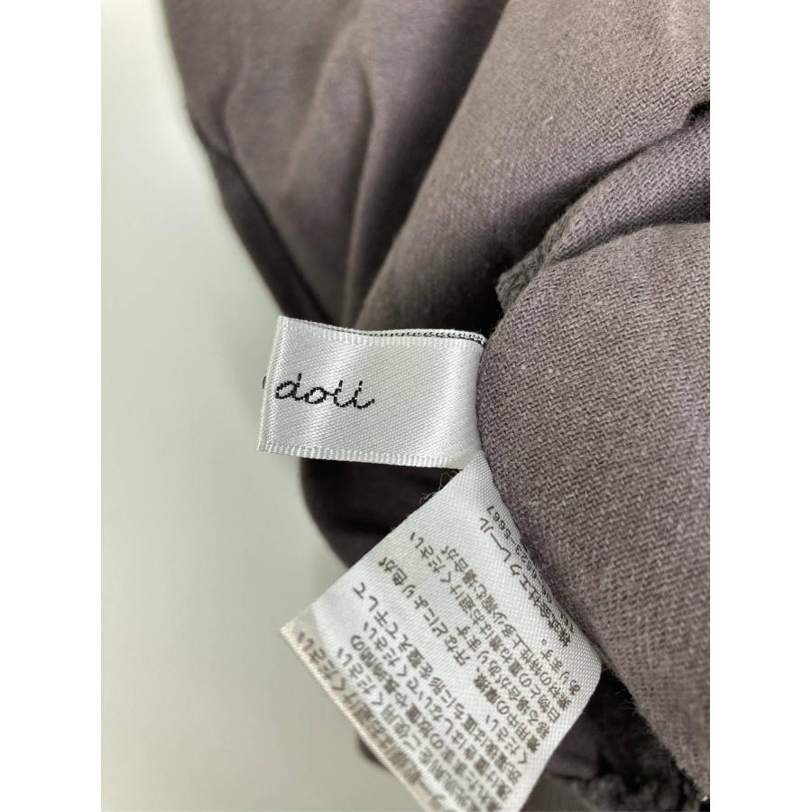 girly doll ガーリードール ジャンパースカート ブラウン コットン 無地 ひざ丈 台形 レディース |  | 03