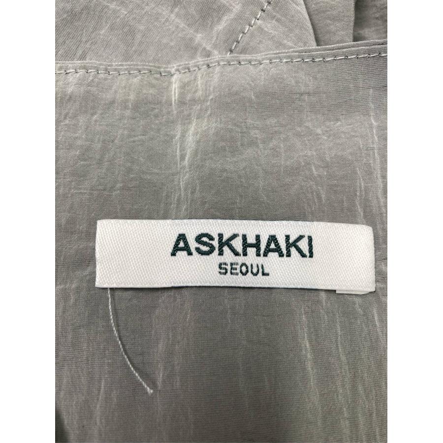 ASKHAKI ジャンパースカート 4 グレー 無地 ひざ丈 フレア レディース |  | 02