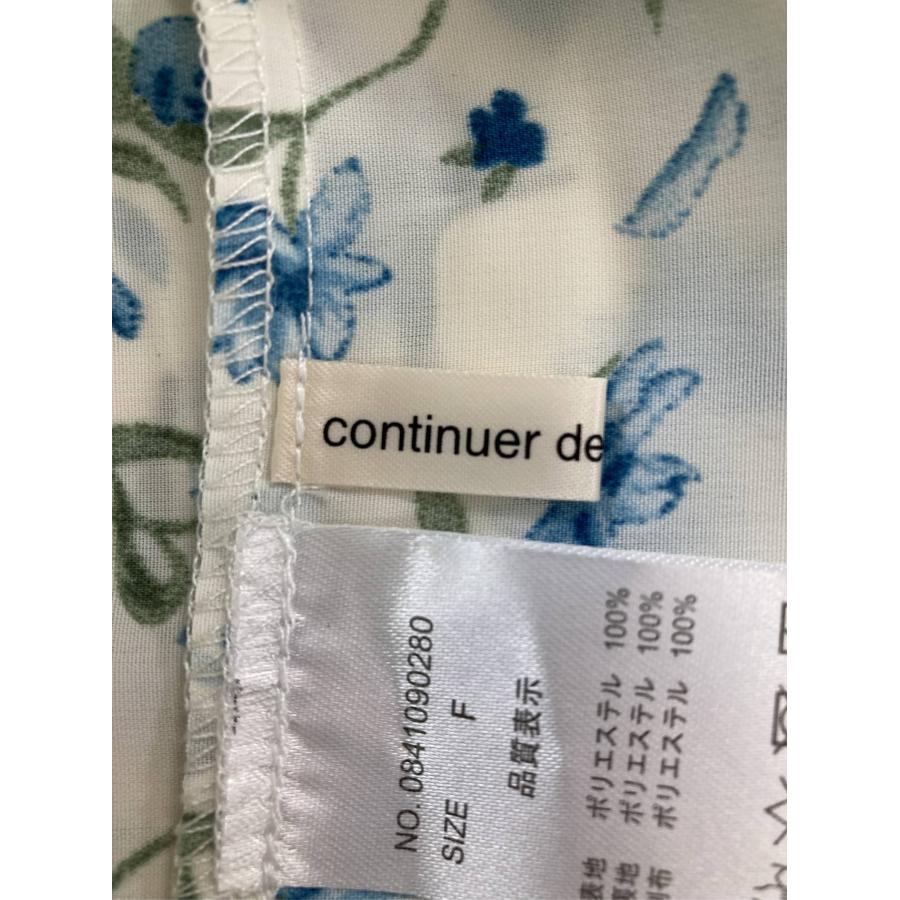 continuer de NICE CLAUP コンティニューデナイスクラップ ワンピース F アイボリー 花柄・ボタニカル柄 リボン レディース | continuer de NICE CLAUP | 02
