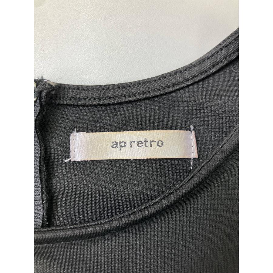 ap retro アプレトロ つなぎ/オールインワン F ブラック ストレッチ レディース | ap retro | 02