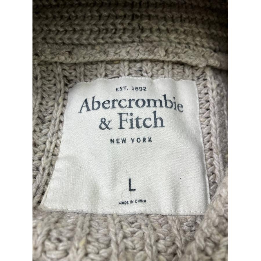 Abercrombie & Fitch アバクロンビーアンドフィッチ カーディガン/ボレロ L ベージュ 無地 ワンポイント ミドル丈 長袖 メンズ |  | 02