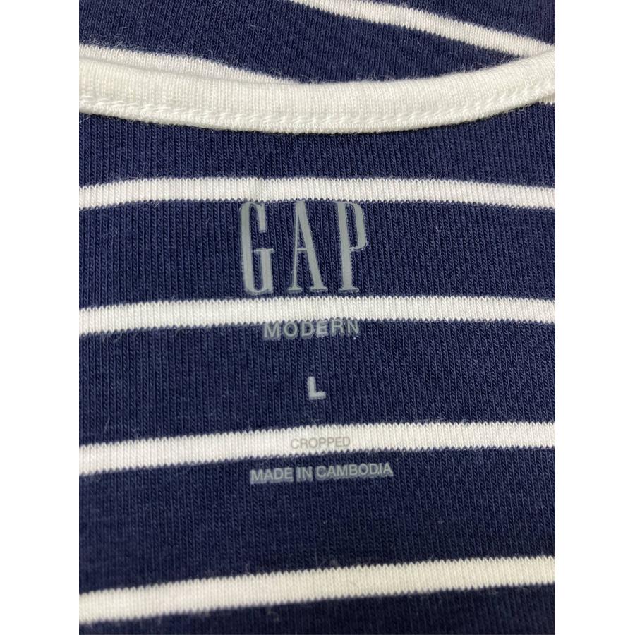 GAP ギャップ タンクトップ L ネイビー ボーダー柄 カップなし レディース | GAP | 02