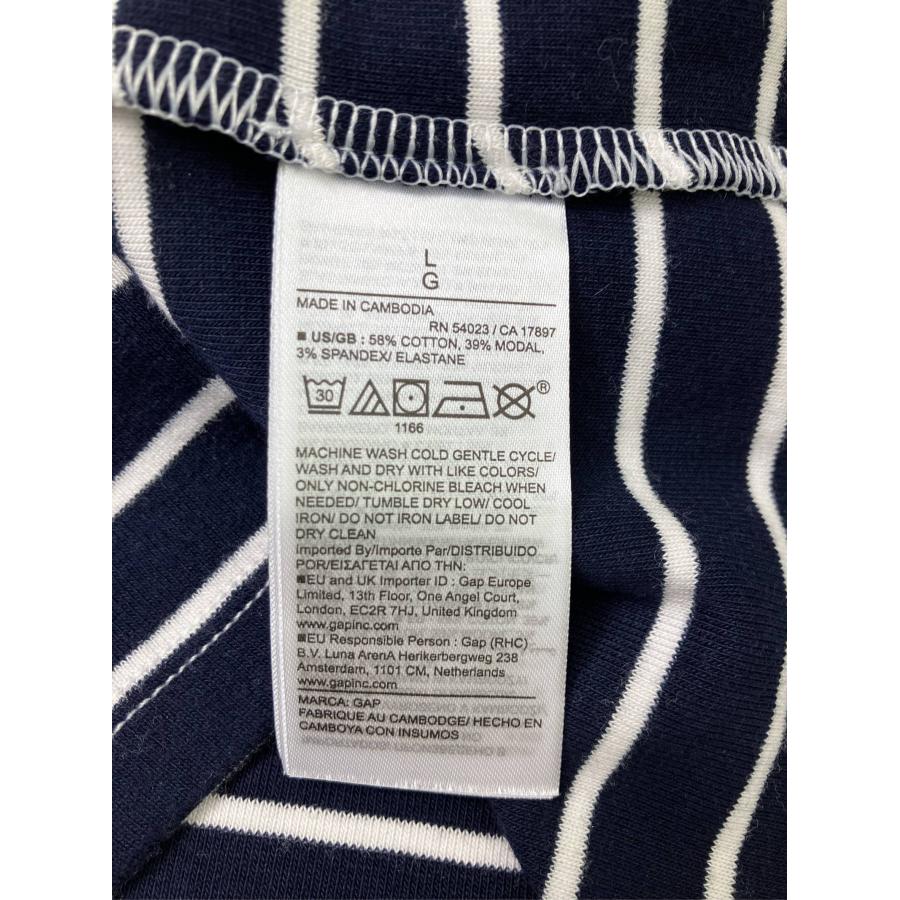 GAP ギャップ タンクトップ L ネイビー ボーダー柄 カップなし レディース | GAP | 04