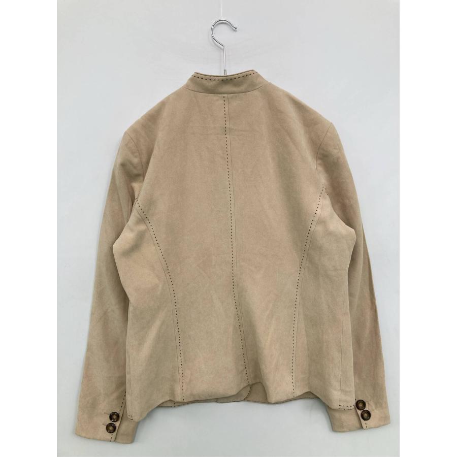 dressbarn ドレスバーン ノーカラージャケット M ベージュ スエード その他総柄 ミドル丈 メンズ レディース |  | 01