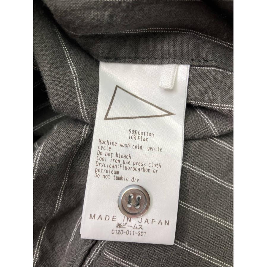 Pilgrim Surf+Supply シャツワンピース 0 ブラック コットン リネン・麻 ストライプ柄 長袖 ロング・マキシ丈 レディース |  | 03