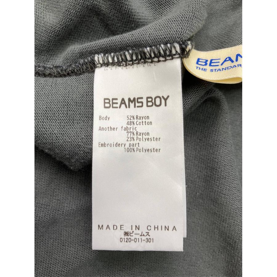 BEAMS BOY ビームスボーイ タンクトップ グレー 無地 ワンポイント カップなし レディース | BEAMS BOY | 04