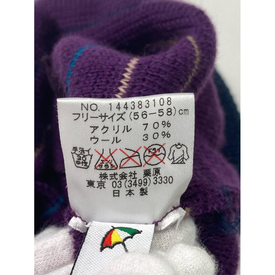 Arnold Palmer アーノルドパーマー ニットキャップ/ビーニー フリーサイズ パープル メンズ レディース | Arnold Palmer | 04