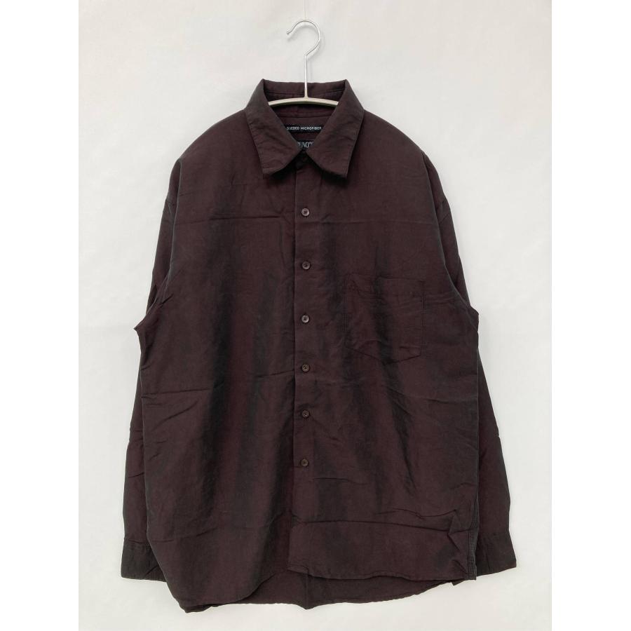 BRUNO ブルーノ シャツ/ブラウス M ブラウン 無地 長袖 ミドル丈 レギュラーカラー メンズ | BRUNO