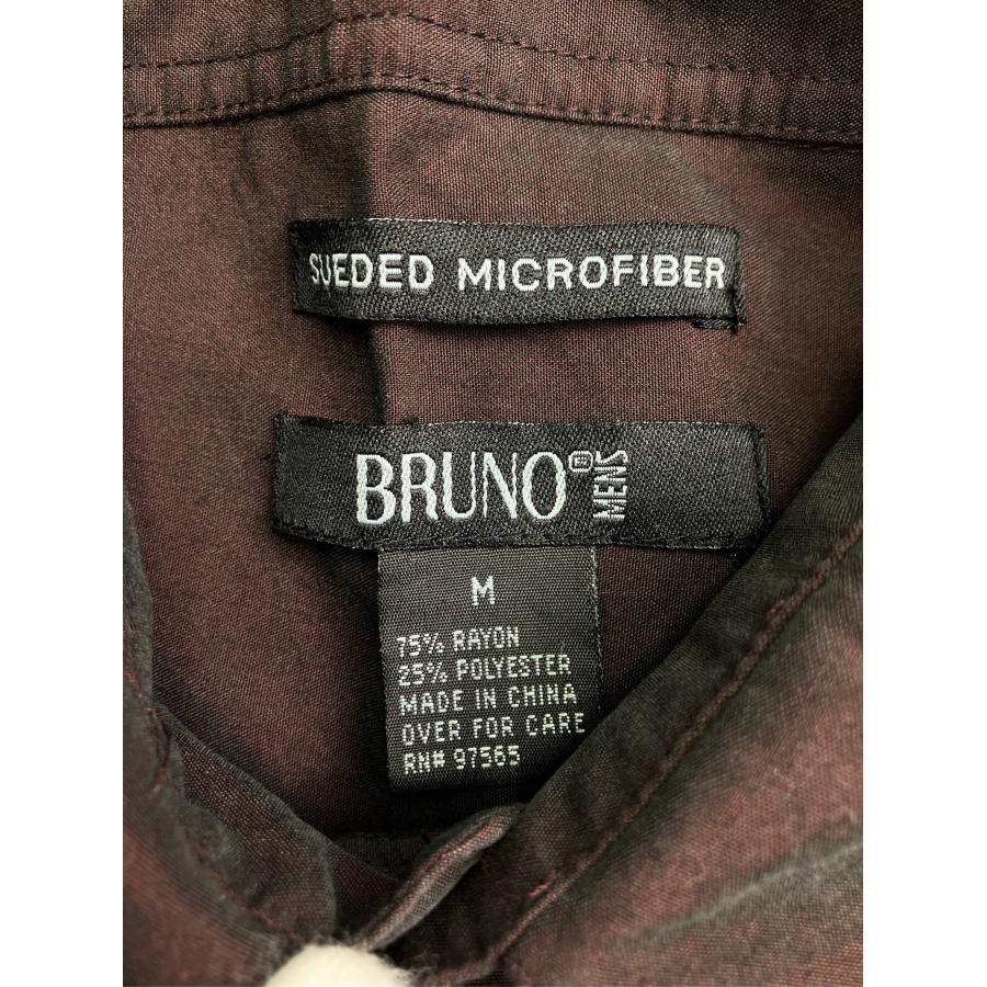 BRUNO ブルーノ シャツ/ブラウス M ブラウン 無地 長袖 ミドル丈 レギュラーカラー メンズ | BRUNO | 02