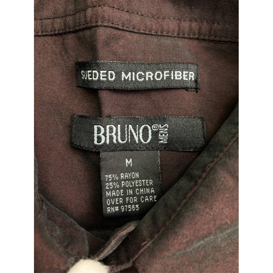 BRUNO ブルーノ シャツ/ブラウス M ブラウン 無地 長袖 ミドル丈 レギュラーカラー メンズ | BRUNO | 03