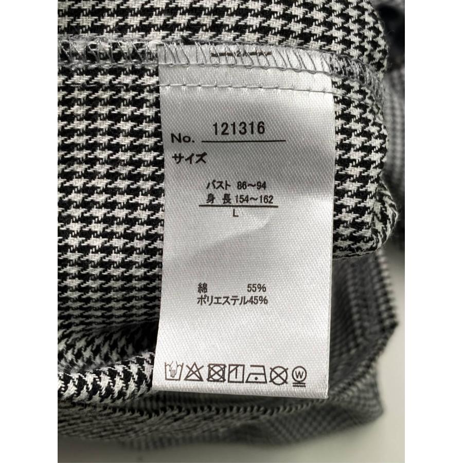 Hudson honey ハドソンハニー ジャンパースカート L ブラック コットン チェック柄 タイト レディース |  | 04