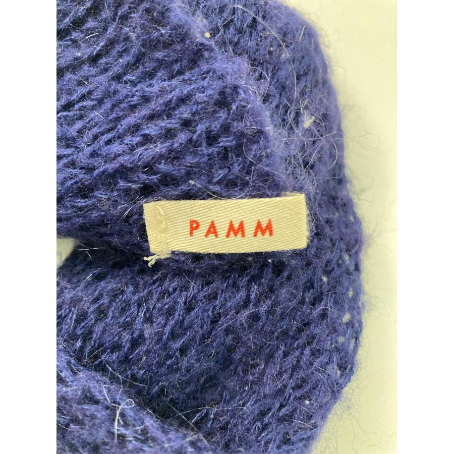 PAMM パム カーディガン/ボレロ F ネイビー ウール・ニット ナイロン 無地 ライン柄 ショート丈 長袖 レディース | PAMM | 06