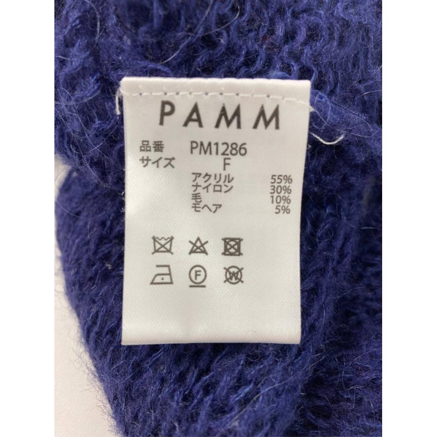 PAMM パム カーディガン/ボレロ F ネイビー ウール・ニット ナイロン 無地 ライン柄 ショート丈 長袖 レディース | PAMM | 07