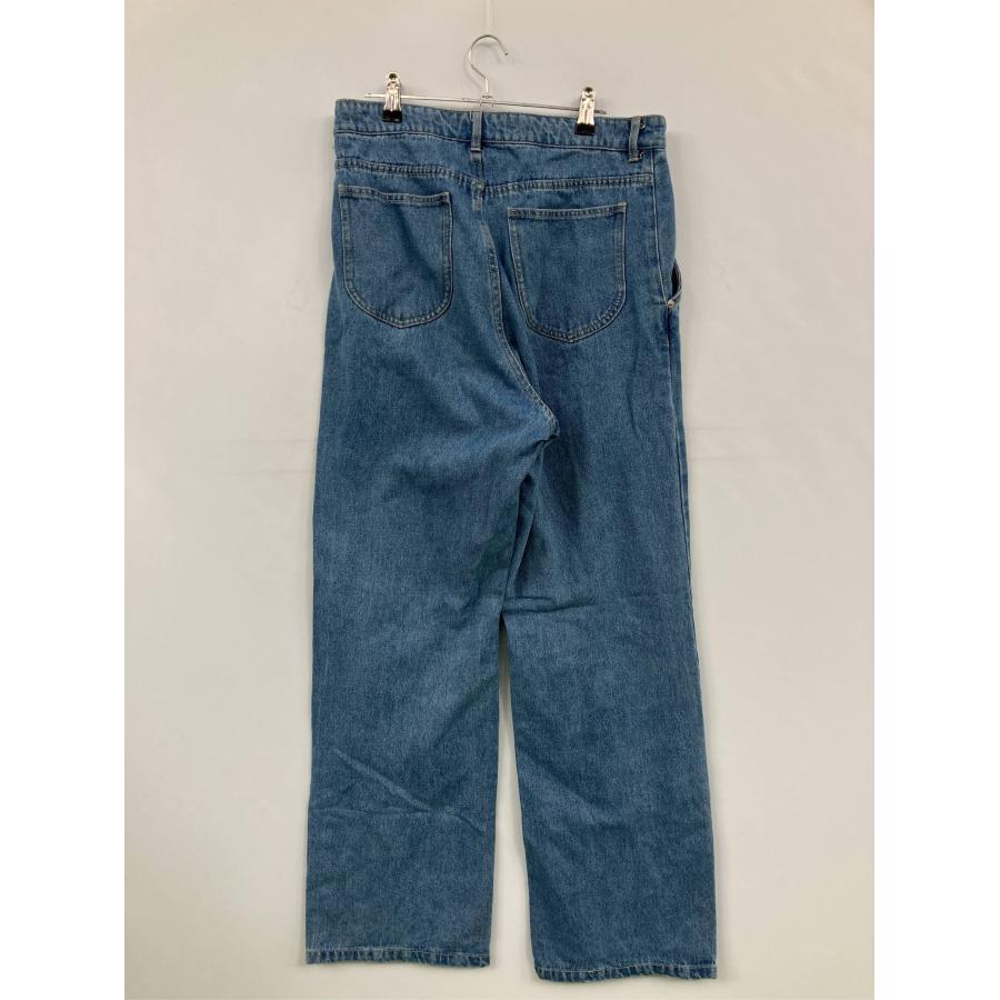 EMMA CLOTHES エマクローズ デニムパンツ L ブルー フルレングス 無地 ワイド・ルーズ ストレート レギュラー メンズ | EMMA CLOTHES | 01