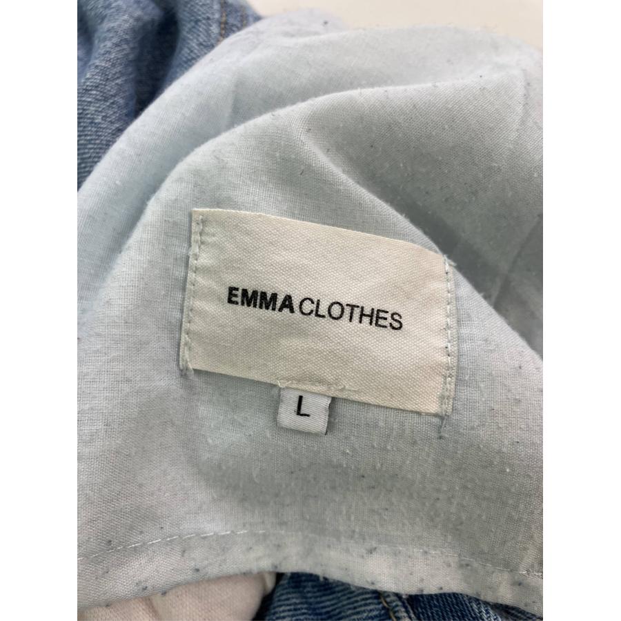 EMMA CLOTHES エマクローズ デニムパンツ L ブルー フルレングス 無地 ワイド・ルーズ ストレート レギュラー メンズ | EMMA CLOTHES | 03