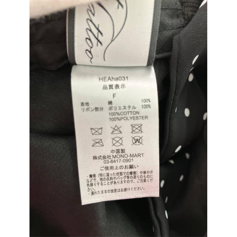 MONO-MART モノマート キャップ F ブラック コットン レディース | MONO-MART | 06