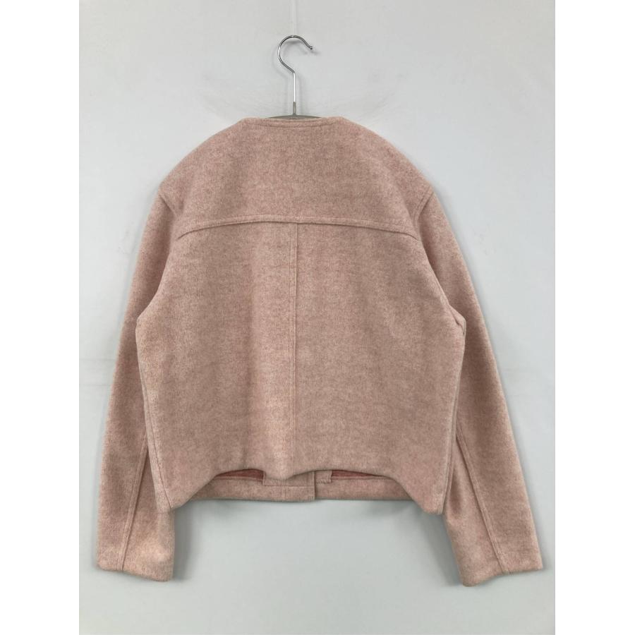 ZARA ザラ ノーカラージャケット M ピンク ウール・ニット 無地 ショート丈 ミドル丈 レディース | ZARA | 01