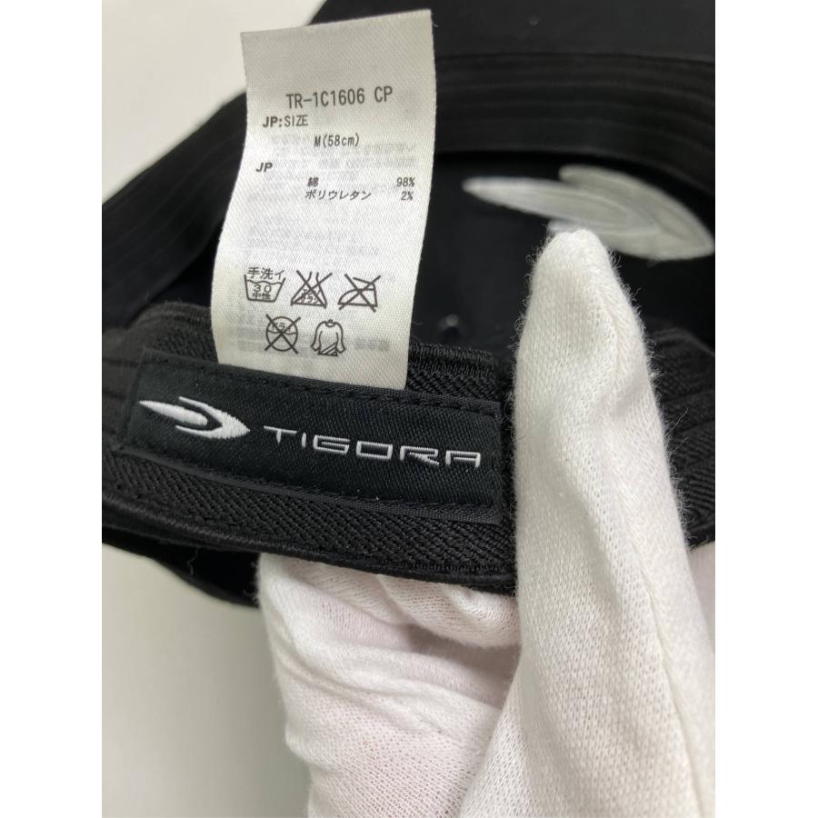 TIGORA ティゴラ キャップ M (58cm) ブラック コットン ストレッチ ベースボール メンズ レディース | TIGORA | 04