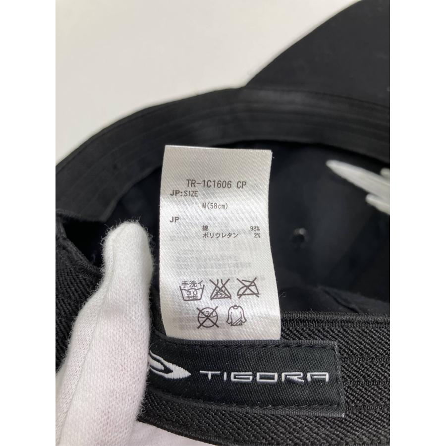 TIGORA ティゴラ キャップ M (58cm) ブラック コットン ストレッチ ベースボール メンズ レディース | TIGORA | 05